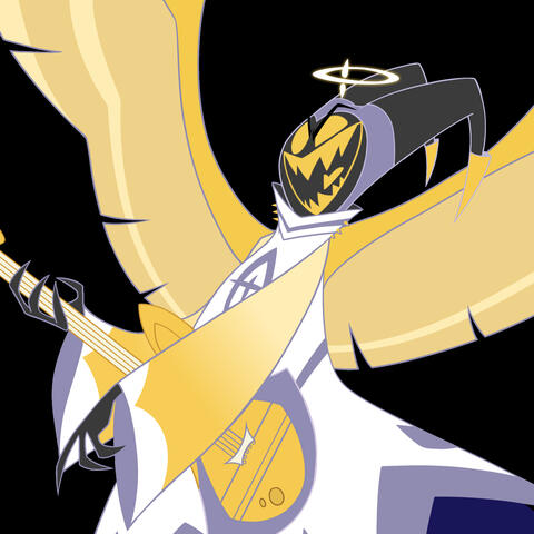 adams-creations Adam from Hazbin Hotel doing a sick guitar solo